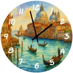 Venice glass clock  29 cm