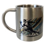 Stainless Steel Double-Wall Mug  Handball