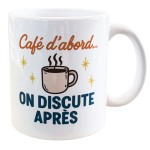 Ceramic Mug Coffee first we talk later  350 ml