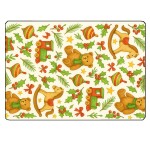 Christmas Toys Cutting Board  Frosted Glass