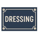 Metal Door Sign  Dressing Room  Street Sign Style