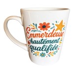 Conical Ceramic Mug Highly Qualified Pain in the Neck