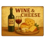 Cutting Board Wine & Cheese  28.5 x 20 cm