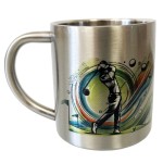 Stainless Steel Double-Wall Mug  Golf