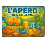 Cutting Board Friends Apro  28.5 x 20 cm