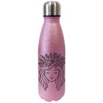 Luna Pink Glitter Insulated Bottle