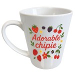 Conical mug Adorable chipie 320 ml  Ceramic  Printed in France