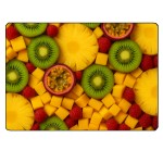 Exotic Fruits Glass Cutting Board  28.5  20 cm