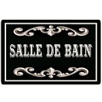 Metal Door Sign Bathroom