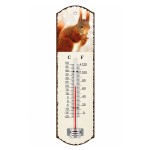 Squirrel metal wall thermometer 26.8 cm