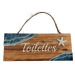 Toilet Door Sign Beach Style � Nautical Decoration