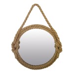 Round Mirror with Rope  32 cm