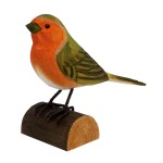 Robin on Wooden Log