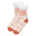 Fuzzy Socks Pair  Cocooning Style