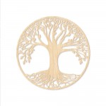 Tree of Life Wooden Wall Decor � Round Wall Art � 60 cm