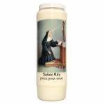 Saint Rita novena candle 9 days vegetable oil