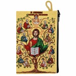 Religious Icon Christ Tree of Life zipped coin purse 14.5 cm