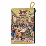 Religious Last Supper zipped coin purse 14.5 cm