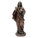 Sacred Heart of Jesus statue cold cast bronze 20.5 cm