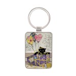 Rectangular Kitten Keychain