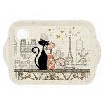KIUB Paris cats in love mini melamine tray 20.8 cm