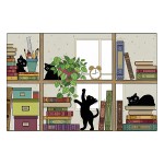 Kittens in the Library Placemat 43 cm