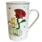 Herbal Tea Mug  The Little Prince and the Rose with Infuser