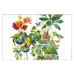 Table Mat with Plants and Butterflies  43 cm
