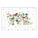 Colorful Birds Table Mat  43 cm