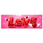Bookmark Lenticular Love