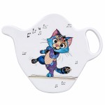 KIUB cat tea bag holder melamine