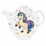 Unicorn melamine tea bag holder
