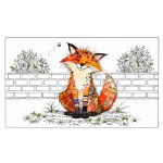 KIUB colourful fox placemat 43 x 28 cm