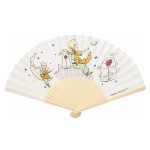 The Little Prince White Bamboo Fan 40 x 23 cm � Kiub