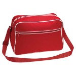 Red retro shoulder bag Bag Base large capacity