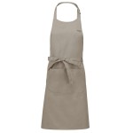 Kariban polycotton beige kitchen apron