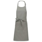 Kariban polycotton kitchen apron light grey