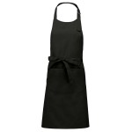 Kariban polycotton kitchen apron black