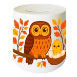Owl Ceramic Money Box � 9.5 cm