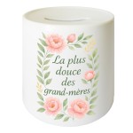 Ceramic Money Box The Sweetest Grandma � 9.5 cm