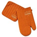 Life Is Beautiful with Family Kitchen Glove and Pot Holder Set