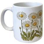 Daisy Flower Ceramic Mug � 350 ml � Printed in France