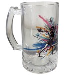 Table Tennis Beer Mug � 470 ml � Glass Beer Stein � CBKr�ation