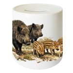 Ceramic Wild Boar Piggy Bank for Children � 9.5 cm
