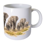 Elephants Ceramic Mug 35 cl � French Print � Cbkr�ation