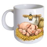 Ceramic Pig Mug 35 cl � French Printing � CBKr�ation