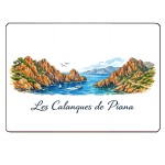 Glass cutting board � The Calanques of Piana 28.5 x 20 cm
