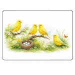 Canary Glass Cutting Board 28.5 x 20 cm