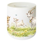 Ceramic Goat Piggy Bank 9.5 cm with Stopper