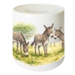 Ceramic Donkey Piggy Bank 9.5 cm � Cbkr�ation
